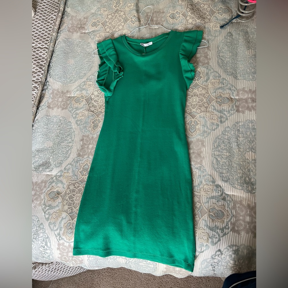 Green Zara Dress size M